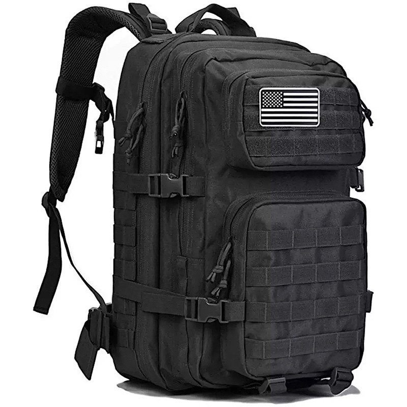 600D Tactical Backpack Outdoor Sport Waterproof Hiking Survival Bag Hunting Black Khaki